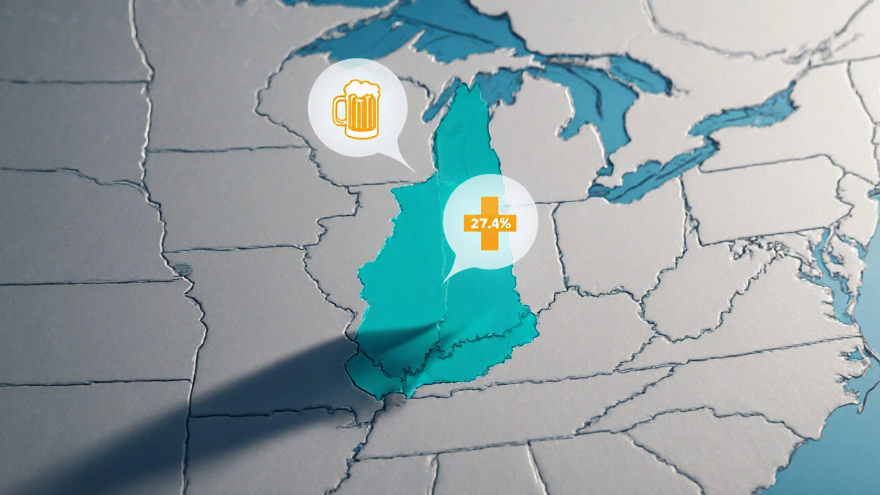Which US State Has the Highest Alcoholism Rate?