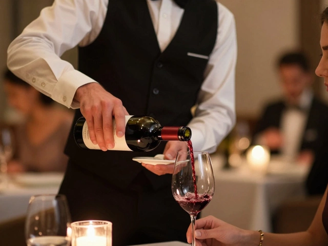 Why Waiters Put One Arm Behind Their Back When Pouring Wine